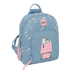 mini sac à dos Snoopy bleu