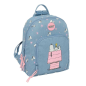 Mini sac à dos Snoopy bleu à plusieurs poches