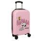 Valise cabine 20 pouces Snoopy rose Safta roues 360°