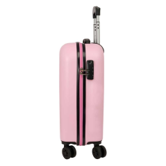 Valise cabine rose Snoopy