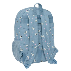 Sac à dos Snoopy bleu adaptable à valise à roulettes