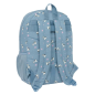 Sac à dos Snoopy bleu adaptable à valise à roulettes