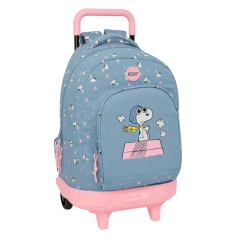 Sac à dos trolley Snoopy bleu