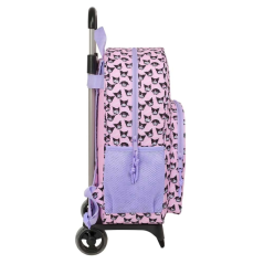 Mochila à roulettes rose Kuromi
