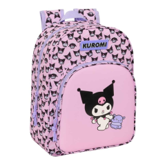 Sac à dos enfant Kuromi rose