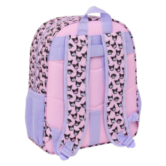 Sac à dos Kuromi 15L rose adaptable au chariot