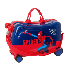 Trolley enfant Spider-Man rouge et bleu avec bandoulière