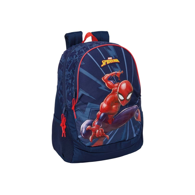 Sac à dos Spider-Man bleu marine adaptable valise Sac à dos Spider-Man bleu marine adaptable valise