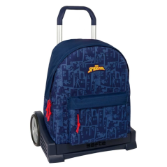 sac à dos trolley Spider-Man bleu marine