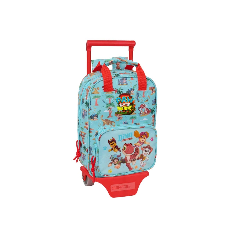 Sac à roulettes Paw Patrol Dino Rescue bleu pastel Sac à roulettes Paw Patrol Dino Rescue bleu pastel