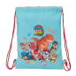 Sac à cordon Paw Patrol Dino Rescue bleu pastel Sac à cordon Paw Patrol Dino Rescue bleu pastel