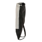 Sac plat Kappa 5L noir/gris avec poche zippée Sac plat Kappa 5L noir/gris avec poche zippée