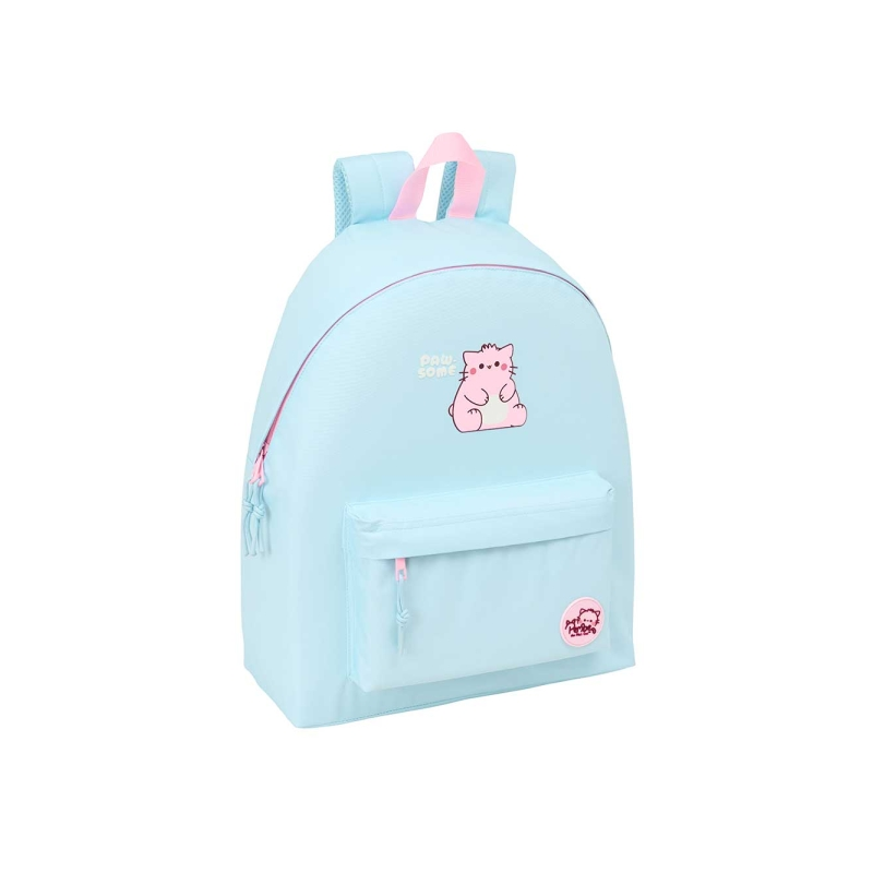 Sac à dos Safta Pembe Chat rose 20,8 L bleu clair Sac à dos Safta Pembe Chat rose 20,8 L bleu clair
