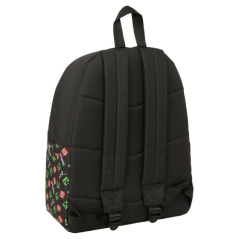 Sac à dos Minecraft noir 20,8 L avec poche avant
