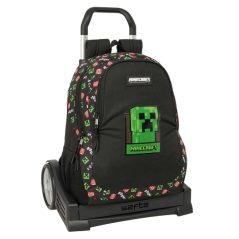 Sac à dos trolley Minecraft noir