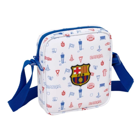 Sac bandoulière enfant blanc Barça