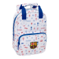 Sac à dos enfant FC Barcelone blanc avec poche frontale Sac à dos enfant FC Barcelone blanc avec poche frontale