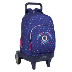 Sac à dos trolley bleu foncé