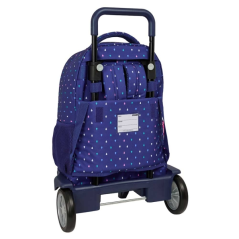 Sac à dos trolley Benetton bleu foncé