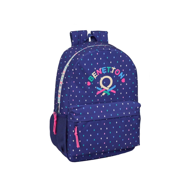 Sac à dos Benetton Drop bleu foncé compatible trolley Sac à dos Benetton Drop bleu foncé compatible trolley