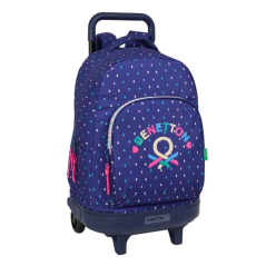 Sac à dos trolley bleu foncé