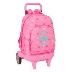 sac à dos trolley rose cœur
