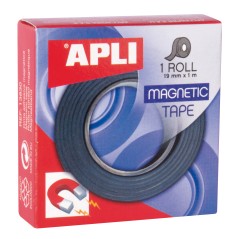 ✅ Apli Ruban Adhésif Magnétique 19mm x 1m - Facile à Couper et à Coller - Idéal pour l'Artisanat et l'Organ en stock