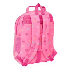 Sac à dos Benetton Heart 2 compartiments rose