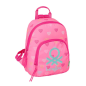 Mini sac à dos Benetton Heart rose multipoches Mini sac à dos Benetton Heart rose multipoches