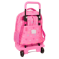 Sac à dos trolley amovible Benetton Heart rose Sac à dos trolley amovible Benetton Heart rose