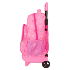 Sac à dos trolley rose