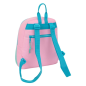 Mini sac à dos Benetton rose pastel à poches multiples Mini sac à dos Benetton rose pastel à poches multiples