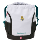 Sac à dos Real Madrid noir blanc porte-bouteille 26/27 Sac à dos Real Madrid noir blanc porte-bouteille 26/27
