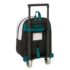 Sac à dos Real Madrid 26/27 chariot amovible noir blanc