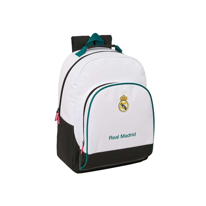 Sac à dos Real Madrid noir et blanc compatible chariot Sac à dos Real Madrid noir et blanc compatible chariot