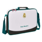 Mallette Real Madrid 26/27 noir et blanc, bandoulière réglable