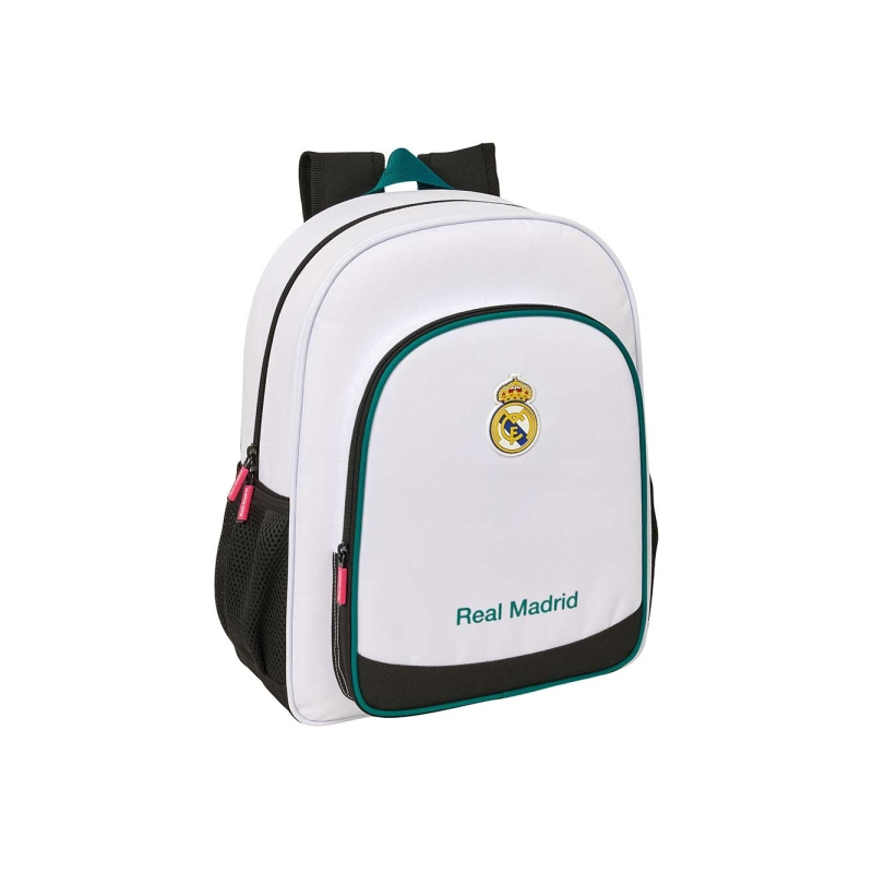 Sac à dos Real Madrid 15 L noir et blanc compatible chariot Sac à dos Real Madrid 15 L noir et blanc compatible chariot