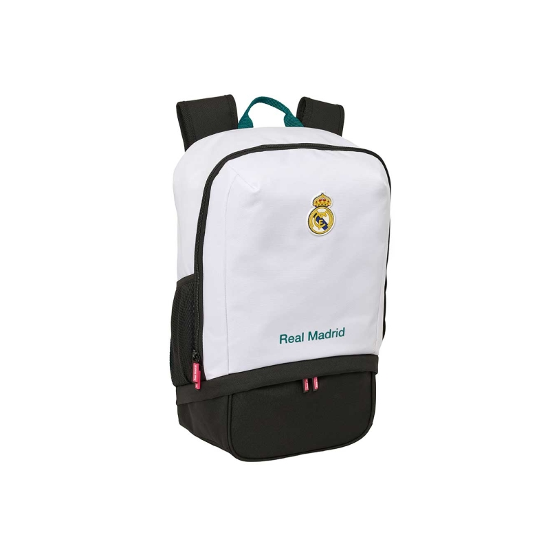 Sac à dos Real Madrid 26/27 noir et blanc avec chaussures