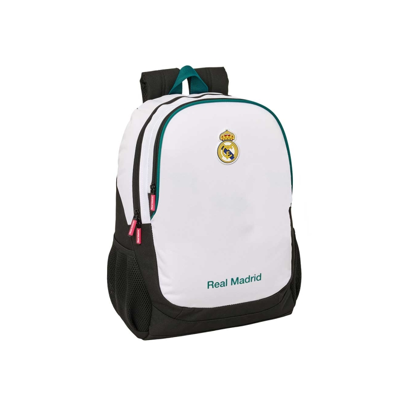 Sac à dos Real Madrid noir et blanc 23 L adaptable chariot Sac à dos Real Madrid noir et blanc 23 L adaptable chariot