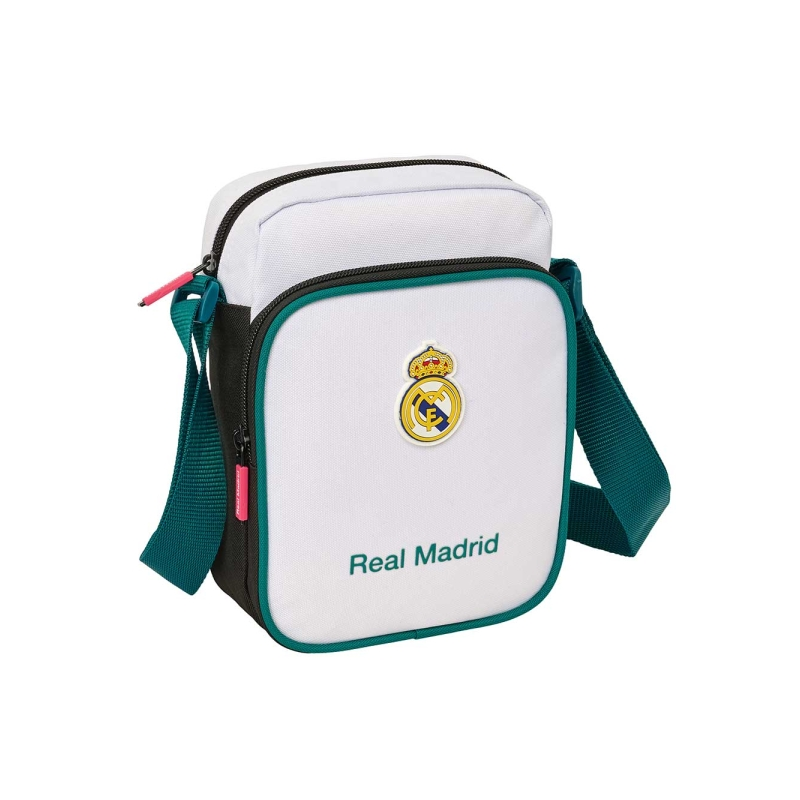 Sac bandoulière Real Madrid 26/27 noir et blanc