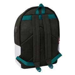 Sac à dos Real Madrid PC 15,6" tablette 11" noir/blanc