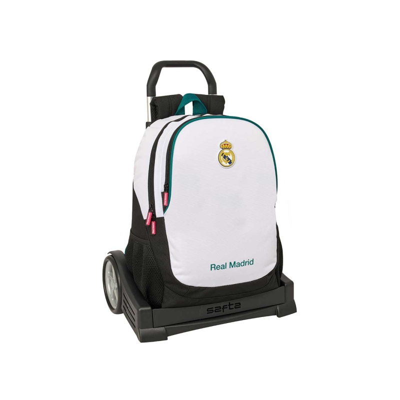 Sac à dos trolley Real Madrid 26/27 noir blanc 23 L Sac à dos trolley Real Madrid 26/27 noir blanc 23 L