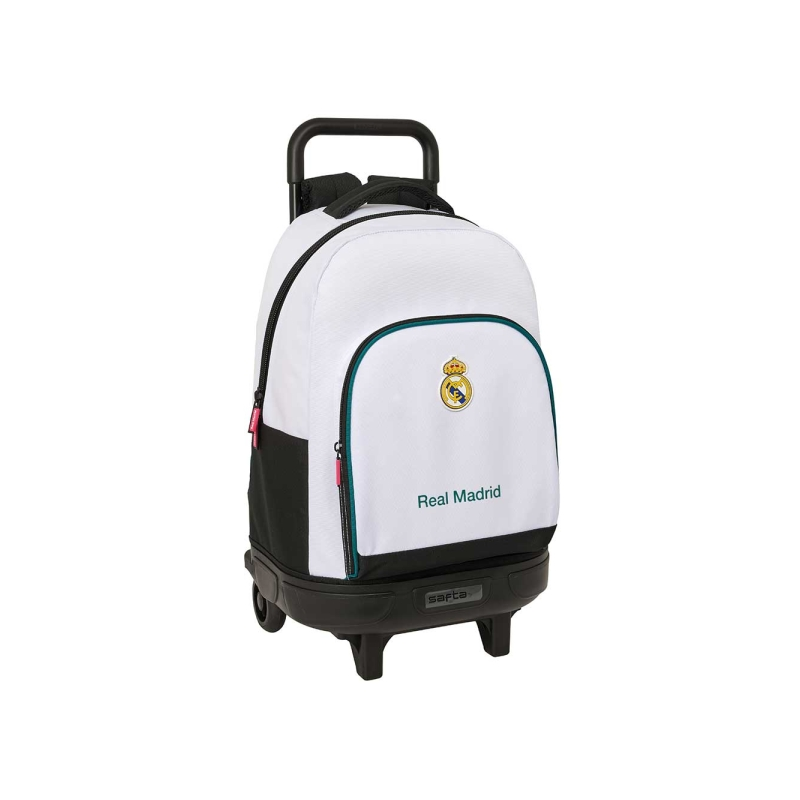 Sac à dos trolley Real Madrid noir et blanc 33L Sac à dos trolley Real Madrid noir et blanc 33L