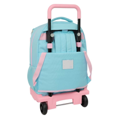 Sac à dos à roulettes Safta Munich Sky 33L bleu pastel