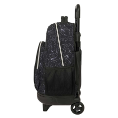 Sac à dos à roulettes gris noir