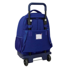 Sac à dos à roulettes Atlético de Madrid bleu marine