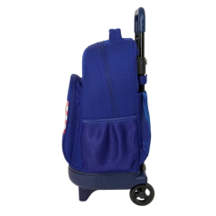 Sac à dos à roulettes bleu marine