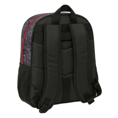 Sac à dos Miles Morales Safta noir rouge trolley