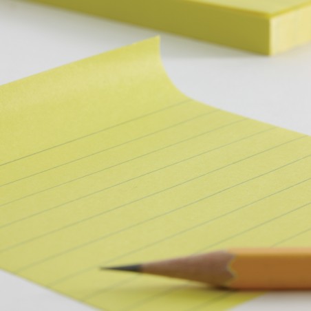 Apli Classic Notes autocollantes avec lignes 100x150mm - Bloc de 100 feuilles - Adhésif de haute qualité - Facile à décoller