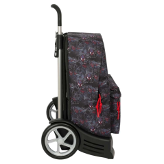 Sac à dos trolley Miles Morales noir rouge